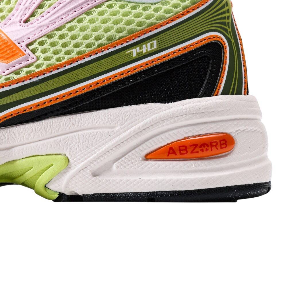 ניו באלאנס-New Balance 740 Green Pink mix soft – תמונה 4
