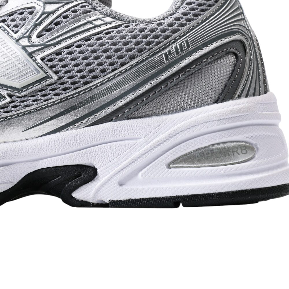 ניו באלאנס-New Balance 740 Gray White mix soft – תמונה 8