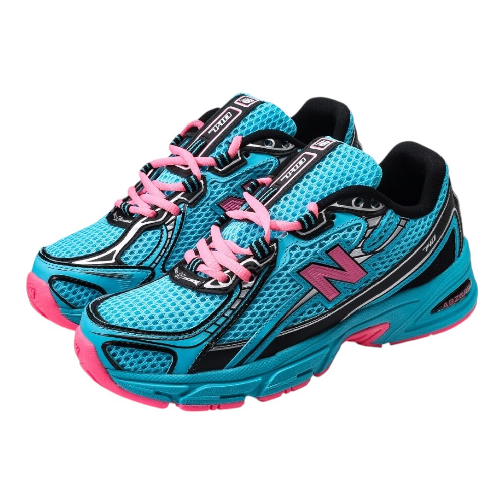 ניו באלאנס-New Balance 740 Blue Pink mix soft – תמונה 3