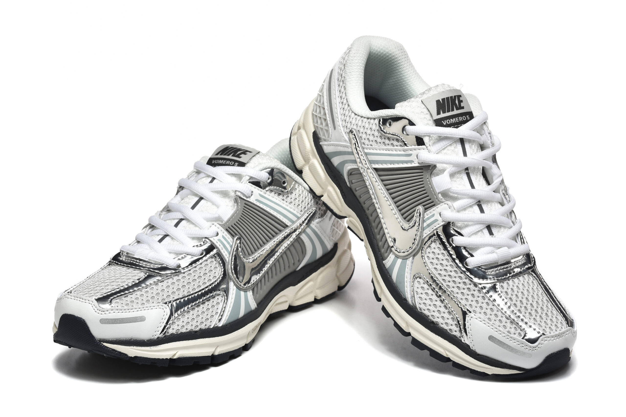 נעלי נייק-Nike Air Zoom Vomero 5 SILVER GRAY – תמונה 6